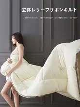 Violet 紫色の厚手掛け布団【保温性・春秋冬用・シングル・ダブル対応】