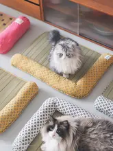 猫マット 猫用 ラタン 夏涼感