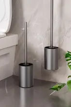 穴あけ不要のトイレブラシ【隅々まできれいに・清掃器具】
