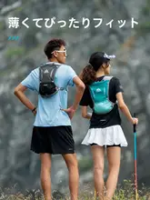男女兼用 アウトドアランニングバックパック【水袋付き・マラソン・ハイキング・トレイル用】