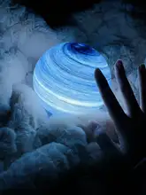 癒し系 星空ランプボール【デスクトップ用・雰囲気作り・誕生日ギフト】