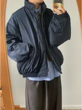 メンズ・レディース冬用フライトジャケット【厚手・無地・スタンドカラー】