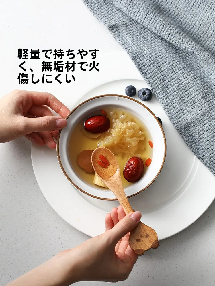 ベイマツ製ミニスプーン：食品グレードの子供用デザインが実用性を支える