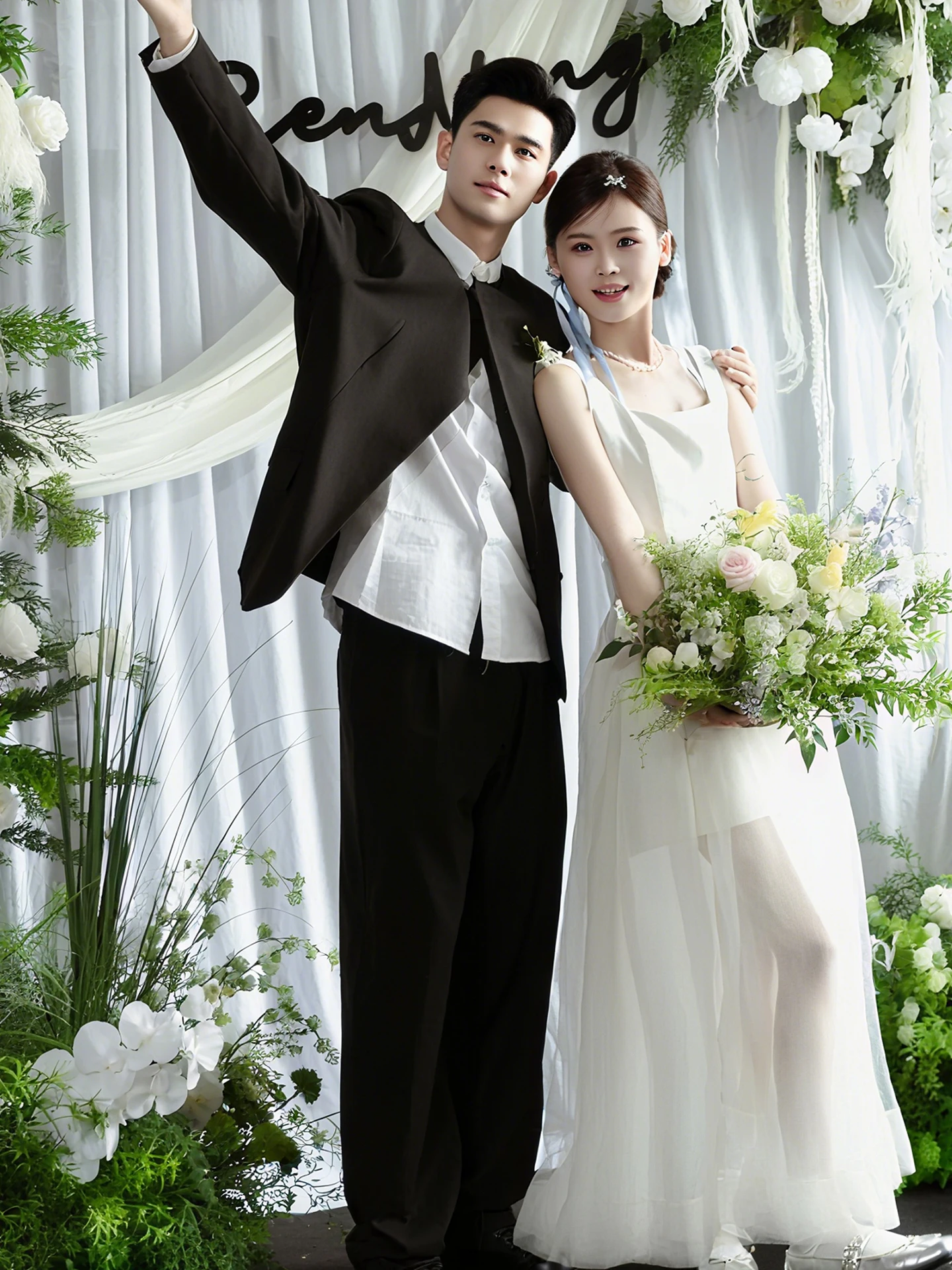 オリジナルデザインの新中式結婚式用ジャケット：中国婚礼衣装の現代的選択肢