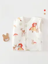 純綿の赤ちゃん用ベスト【秋冬用・無袖・保温・男女兼用】
