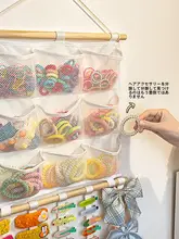 子供用ヘアアクセサリー収納ラック【壁掛け・多機能・ヘアゴム・ヘアクリップ・ヘアバンド用】