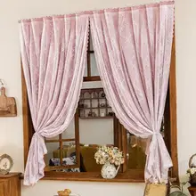 穴あけ不要のマジックテープカーテン【遮光性能・一体型・ドア用】