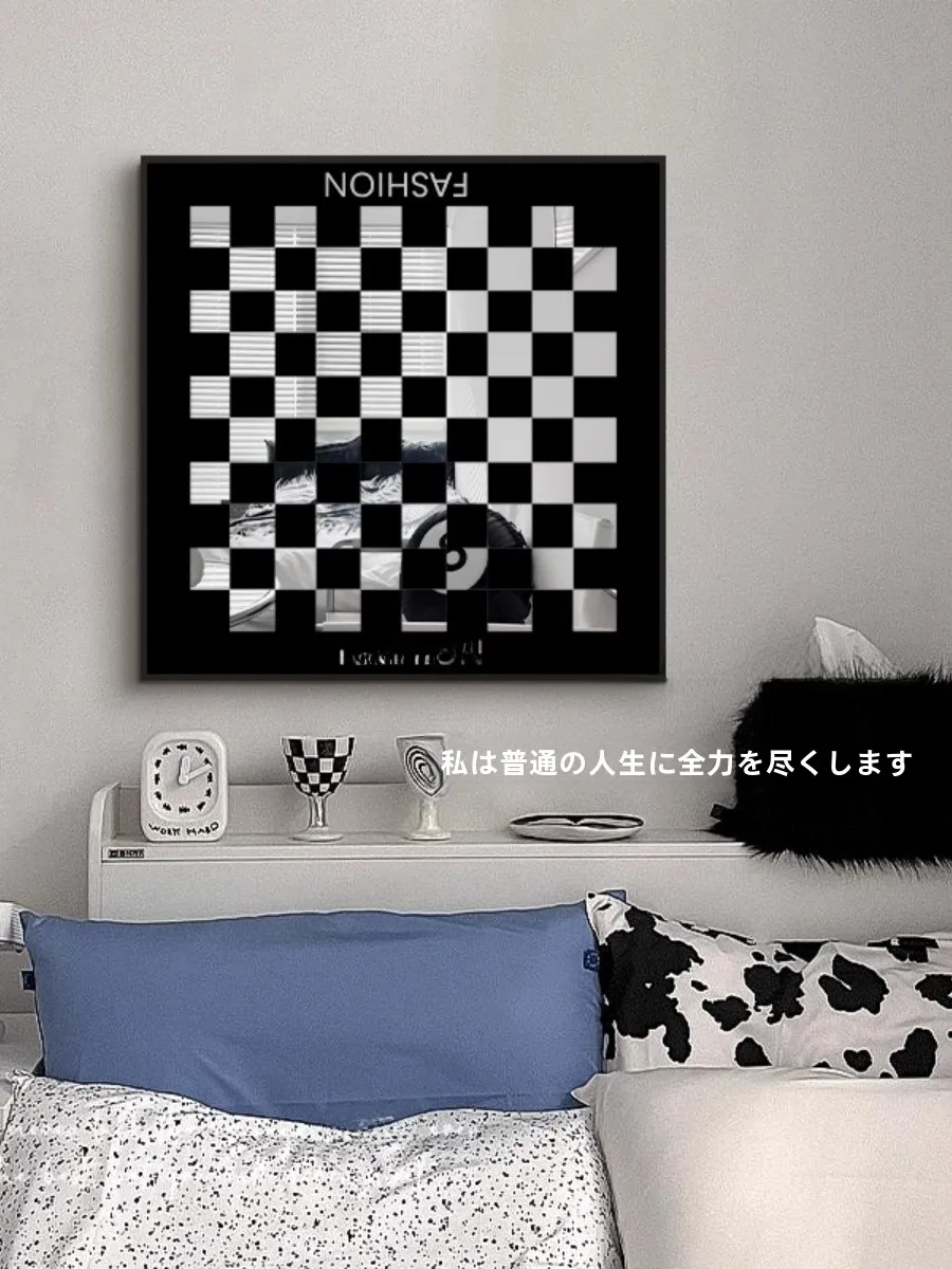 韓国インテリアを再現｜カフェ風部屋の作り方　ミラーアートパネルの選び方と空間効果
