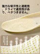 快適な履き心地！男女兼用 厚手前足部クッションインソール【抗臭・通気性】