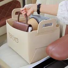 車内収納ボックス【後部座席用・折りたたみ式・多機能】