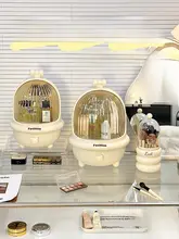 上質感漂う化粧品収納ボックス【透明・引き出し式・大容量・防塵】