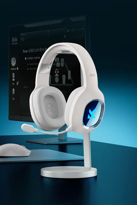ゲーミングヘッドホン【ワイヤレス・マイク付き・高音質・Bluetooth対応】