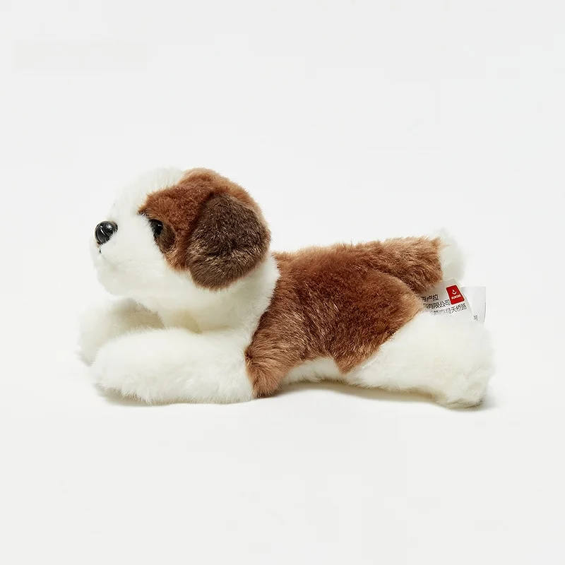 かわいいデザインの野生犬ぬいぐるみ：趣味・創造的な毛並みで楽しめる公仔
