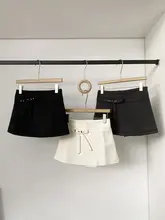 バタフライボウ付きミニスカート【防透け・フィット・秋冬用】（セットアップ対応）