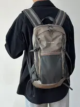 軽量スポーツ登山バッグ男性と女性のファッションコントラストカラー