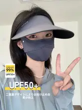 軽量収納可能なUVカット日除け帽子【アウトドア・夏用・空頂デザイン】