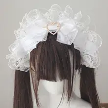 全色対応 ロリータ風リボンヘアバンド【柔らかいデザイン・クリスマス用】