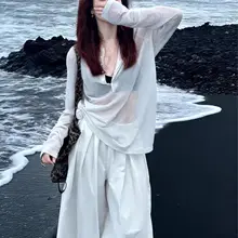 夏用スポーツTシャツ【薄手・透け感・UVカット・メッシュ・フィット・シックデザイン】