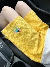 刺繍入りイエローパンツ【女性用・夏向け・軽量・速乾・フィット】