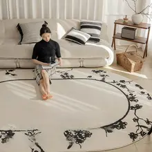 秋冬用 地形デザインラグ【防汚・防水・リビング・寝室・ソファ用】