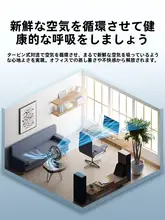 静音自動首振り 卓上ミニUSB扇風機【軽量・充電式・携帯便利】