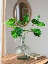 フェイクプランツ 枝 リビング ダイニング 玄関 花挿し ディスプレイ 緑色 ボディの葉 装飾品
