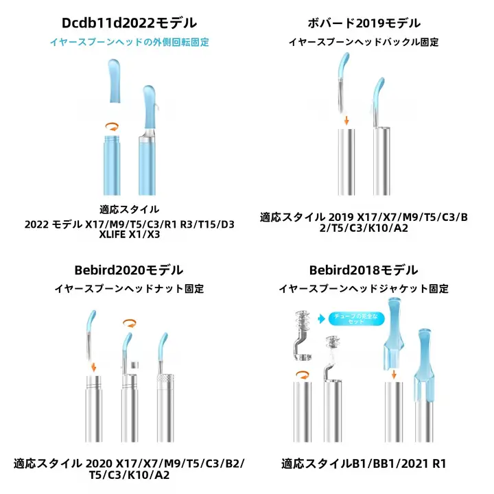 bebird X17/X7/M9/T5/B2/K10/A2/C3/R3/R1/B1用延長金属パーツ