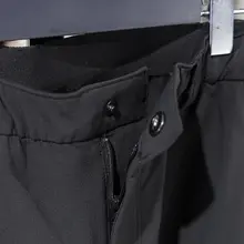 防水加工の暖かいトレーニングパンツ【立体裁剪・メンズ・加绒】