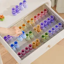 ペット用レインシューズ収納ボックス【家庭用・多層・小型・高透過素材】