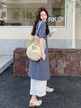 感あるチェックシャツとワイドパンツのセットアップ（セットアップ対応）