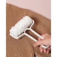 リリース可能なロール式粘着毛取り器【衣類用・ホコリ・ゴミ除去・交換用紙付き】
