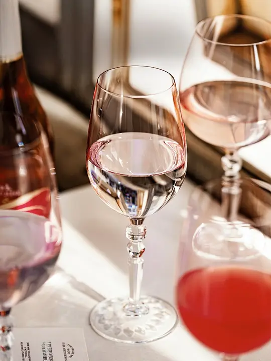 高級感漂う白ワイングラス【モダンデザイン・家庭用】（セットアップ対応）