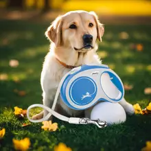 自動伸縮式犬用リード【ペット用・外星人デザイン】