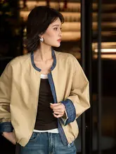 モダンカラーの防水性カジュアルコート【ゆったりシルエット・春用】