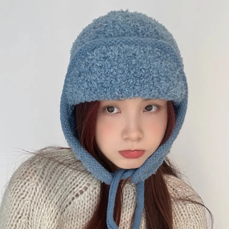 冬の帽子 耳あて付き おすすめモデル：防寒仕様の耳あて付きニット帽【秋冬用・厚手・バラクラバスタイル】