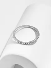 MODIAN モダン モース宝石 S925 シルバー クラシック ダイヤモンド ショートリング【女性用・インスタトレンド】