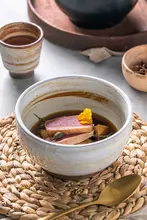 柴焼き風呂碗【ヴィンテージスタイル・美しいデザイン・陶器製】