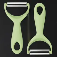 ステンレス製 便利な野菜・フルーツピーラー【キッチン用・多機能】