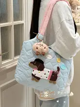 かわいいキャラクターのトートバッグ【軽量・旅行用・学生向け・秋冬対応】