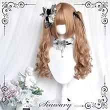 ロングリネンウィッチツインテール【ふわふわカール・可愛いデザイン】