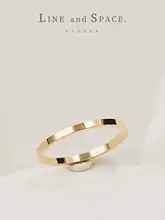 指輪 レディース 14Kゴールドプレート シンプルリング 光沢 上品 重ね付け ピンキーリング ジョイントリング 通勤 オフィスカジュアル ミニマル