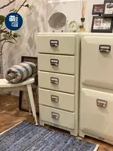 金属製五段チェスト【リビング用・収納効率の良いフロアラック】