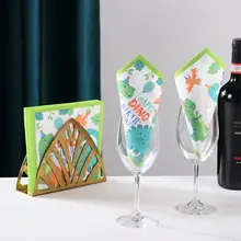 恐竜プリントナプキン【カラフル・バースデーパーティー用・手作り装飾】