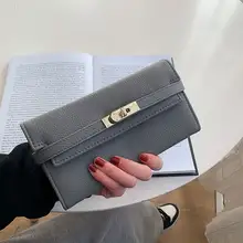 横型デザインの長財布【手提げ・ショルダー・スマホ収納・カードポケット付き】