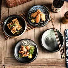 陶製 皿【居酒屋スタイル・サイドディッシュ・丸型・家庭用】