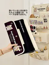 玄関収納に最適！壁掛け式布製ポケット【穴あけ不要・多層収納】