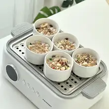 蒸し碗 家庭用 陶器 茹で卵の蒸し料理 デザート 蒸し野菜 蒸しご飯 焼き菓子