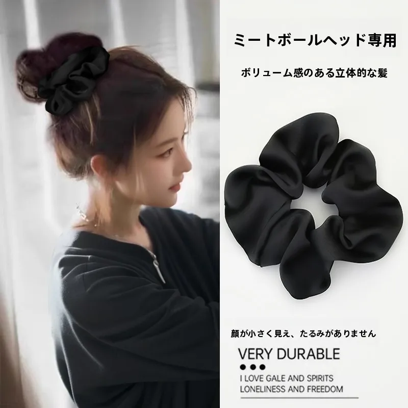 高いお団子ヘア用ヘアゴム：長持ち・高弾性で不器用なロングヘアまとめも簡単