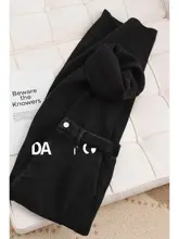 薄手フリース発熱デニムパンツ【トルコハイウエスト・ワイドレッグ・ブラックグレー】（セットアップ対応 ）