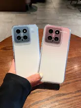 シンプルなグラデーションデザインのスマートフォンケース【柔らかいシリコン・全包タイプ・防衝撃・透明】